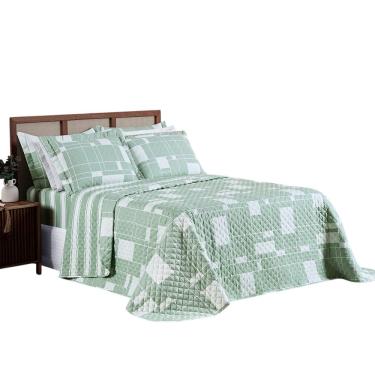 Imagem de Cobre Leito King Spring Micropercal 100% Poliéster - Adria