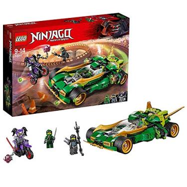 Imagem de Lego Ninjago Ninja Nightcrawler, Bike & Car with Shooter Function, Masters of Spinjitzu Building Set