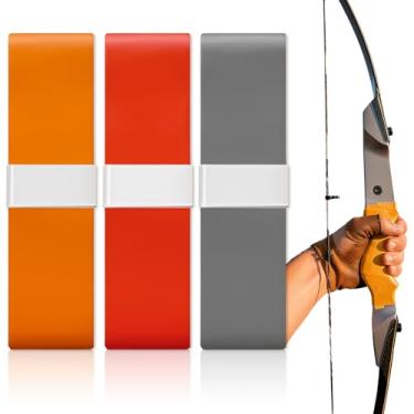 Imagem de Soulchen 3 peças de fita adesiva de tiro com arco projetada para arqueiros aderente envolvendo acessórios de arco compostos de caça, antiderrapante, fácil de instalar