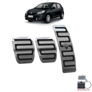 Imagem de Pedaleiras Renault Sandero 2008 A 2013 Preto