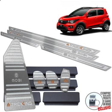 Imagem de Descanso Pedaleira Soleira Mobi Trekking 2021 2022/ Prata