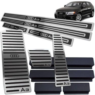 Imagem de Soleira Pedaleira Descanso Audi A3 Automático 2007 13 Preto