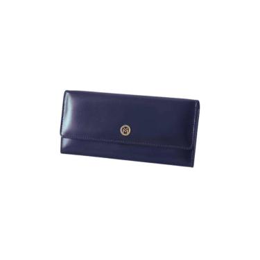 Imagem de Carteira Feminina Grande Couro Mariart 251 Azulm