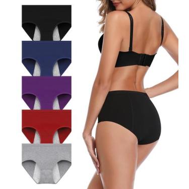 Imagem de Roupa íntima pós-parto JojoQueen, calcinha de algodão de cintura alta