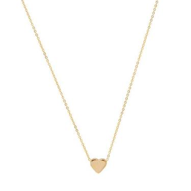 Imagem de Colar Coração Delicado Passante Folheado A Ouro 18k - Milena Joias