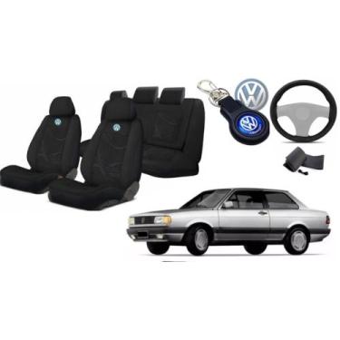 Imagem de Kit de Proteção Completa VW: Capas de Tecido, Capa de Volante e Chavei
