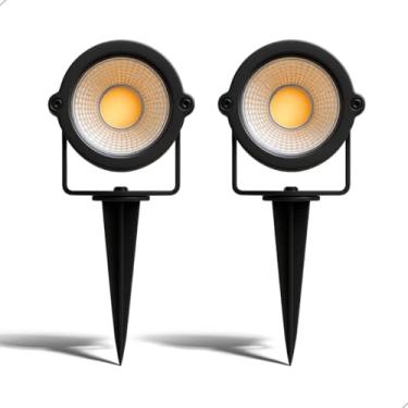 Imagem de Luminária Led Espeto de Jardim 5w Bivolt IP65 com Luz Fria 6500K para Iluminação Externa Profissional (2)