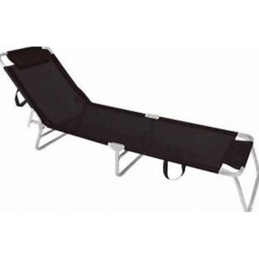 Imagem de Espreguiçadeira Alumínio  Preta - MOR