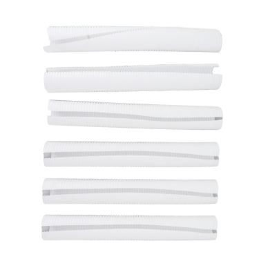 Imagem de Pilipane Protetores de tronco de árvore de plástico protetor de casca de árvore tubos de cultivo para proteger mudas de veados, coelhos, gatos, roedores, cortadores de grama (6 peças)