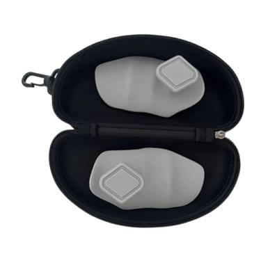 Imagem de oshhni Alças antiderrapantes para levantamento de peso, proteção para as, luvas leves para proteção mãos, protetores para barras de halteres, Cinza