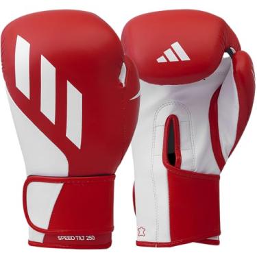 Imagem de adidas Speed TILT 250 – com nova tecnologia de inclinação – para homens, mulheres, unissex – para boxe, saco de pancada, kickboxing, MMA e treinamento – (vermelho ativo/branco, 400 g)