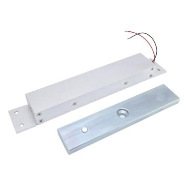 Imagem de FTVOGUE Fechadura Magnética Elétrica, 280kg, 12v, Modo Nc, Abridor de Portão, Uso Interno e Externo, Fechadura Eletromagnética de Porta única, Fechaduras de Controle de Acesso