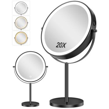 Imagem de ALHAKIN Espelho de maquiagem iluminado D920E-B