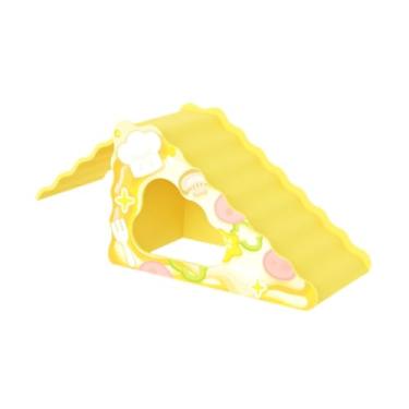 Imagem de Dualoai Casa de hamster, com escada de escalada, decorativa, esconderijo, brinquedo de hamster para brincar com pequenos animais