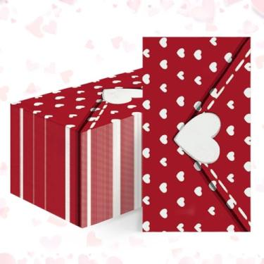 Imagem de Horaldaily 100 guardanapos decorativos de papel descartáveis para convidados, toalha de mão com envelope de coração vermelho para festa, almoço, jantar, cozinha, banheiro