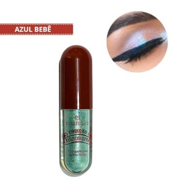 Imagem de Sombra Iluminador Holográfica Dose Magia Furta Mia Make 3,5g (Azul Bebê)