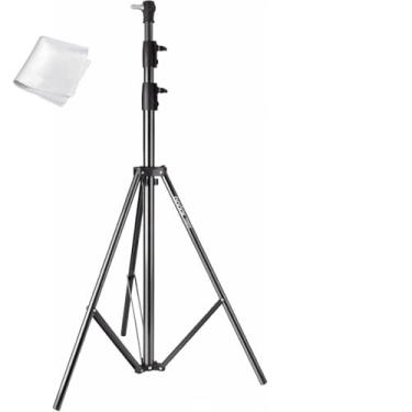 Imagem de Godox Suporte de luz ajustável de alumínio, tripé de 240 cm para fotografia de estúdio, softboxes, guarda-chuvas, flashes estroboscópicos, carga máxima de 2 kg