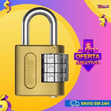 Imagem de Cadeado segurança Stam original com Segredo 25mm