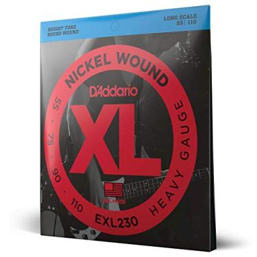 Imagem de Encordoamento Para Baixo 4 Cordas Escala Longa .055-.110 D'Addario XL Nickel WoundEXL230
