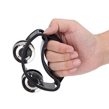 Imagem de Percussão de Pandeiro de Pés, Pandeiro para Pés com Sino de Metal Jingle Bell, Percussão de Pé | Pedal de Percussão de Instrumento Musical | Agitadores de Percussão de Pés para Tocar Bateria e