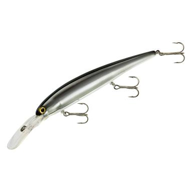 Imagem de (Deep (Trolls to 8.2m), Chrome Black Back) - Bandit Walleye Minnow Jerkbait Fishing Lure, 11cm, 150ml