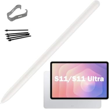 Imagem de Caneta de substituição para Galaxy Tab S11 Ultra S para Samsung Galaxy Tab S11 Caneta Stylus de substituição para caneta Samsung Galaxy Tab S11, sem Bluetooth (branca)