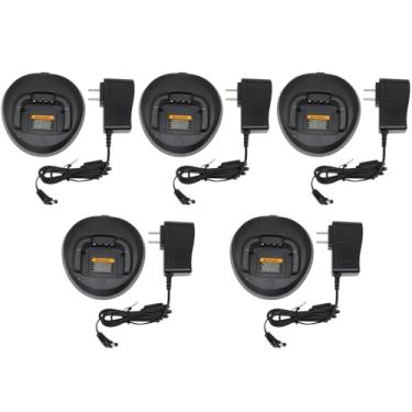 Imagem de Carregador rápido para Motorola CP185, carregador rápido PMLN5228A para Motorola CP100D CP476 CP477 CP1300 CP1600 CP1660 EP350 P140 P145 P160 Carregador Ra-dio PMNN4476A PMNN4081AR PMNN40 80 (5)