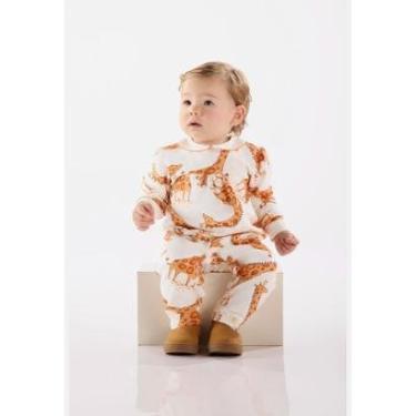 Imagem de Macacão Bebê Menina em Molecotton Girafinha Up Baby-Feminino
