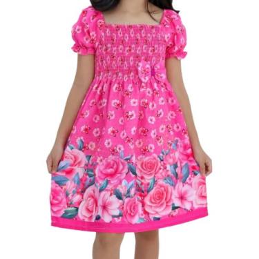 Imagem de Vestido Temático Infantil Princesa Rosas Menina - Li Nature, M
