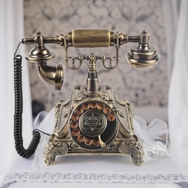 Imagem de E Telefone De Áudio Livro De Visitas, Gravador De Mensagens De Correio De Voz Exclusivo, Livro De Visitas Alternativo Para Casamento, Chá De Panela, Festa De Aniversário, Aniv, Brown, 25x18x13cm