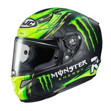 Imagem de Kit Capacete Hjc Rpha 11 Cal Crutchlow Replica Com Luvas Pista V2 Azul Verdade 5Xl - Proteção E Estilo