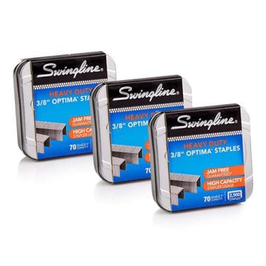 Imagem de Staples Swingline Optima 3/8" 2500 ct de alta capacidade, pacote com 3