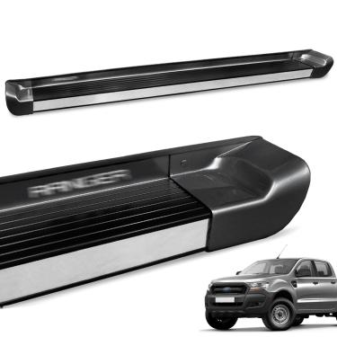 Imagem de Estribo Lateral Ranger CD 2013 a 2026 Cinza Moscou Personalizado