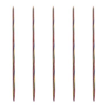 Imagem de AYNEFY Agulha de Ponta Dupla, 5 Pcs Apontados para tricô Compacto e Suprimentos de Artesanato Leves para Tecer Padrões Delicados, como Rendas e Meias de bebê