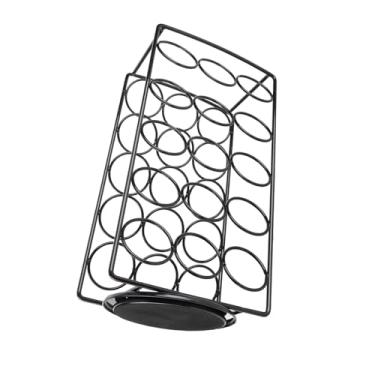 Imagem de SUNGOOYUE Porta Cápsulas de café Robusto e Bonito Feito de Aço Inoxidável para café. 30 compartimentos. Suporte de Cápsula de Aço Inoxidável Giratório de 360 ​​graus para