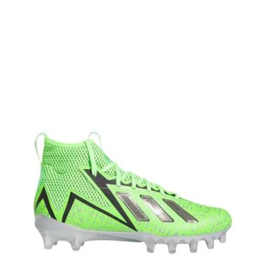 Imagem de adidas Freak 23 Tênis de futebol masculino Super Bowl - Verde, Team Solar Green) Prata Metálico/Cor, 42