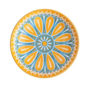 Imagem de prato de lanche Pratos Redondos Para Condimentos São Adequados Para Servir Molhos, Saladas, Cremes, Sobremesas, Etc tigela de sopa