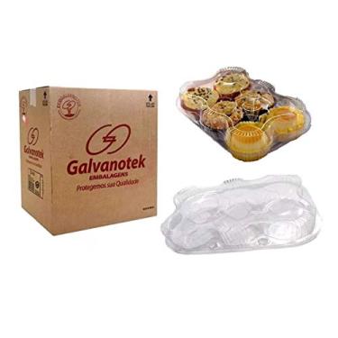 Imagem de 100 Embalagem 6 Doces Cupcake N°0 N°1 Galvanotek G-16 (1cx)