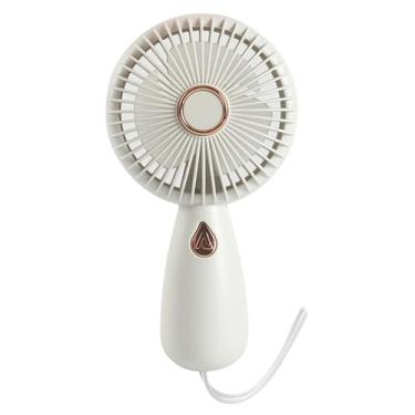 Imagem de Shakven Ventilador pessoal portátil,Ventilador portátil - Leque de mão pessoal - ventilador portátil com luz colorida, ventilador portátil recarregável por usb, ventilador de mão pequeno pessoal para
