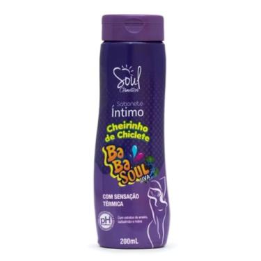 Imagem de Sabonete Íntimo Cheirinho de Uva Babasoul Com Sensação Térmica Soul Cosméticos 200Ml