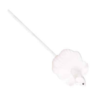 Imagem de IEUDNS Varinha de Treinamento para Peixe Betta, Acessórios de Decoração para Aquário, Varinha Interativa e para Treinamento da Cauda de Peixes, Branco
