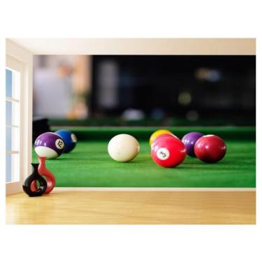 Imagem de Papel De Parede 3D Salão De Jogos Bilhar Sinuca 3,5M Jcs36 - Você Deco