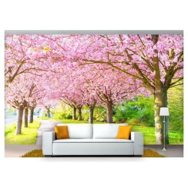 Imagem de Papel De Parede Estrada Caminho Floresta 3D 7,50m² Nes109 - Você Decor