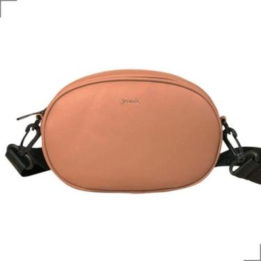 Imagem de Mini Bolsa Oval Feminina Shoulder Bag com Alça Transversal - Fuseco