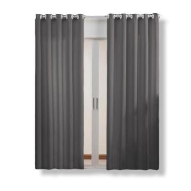 Imagem de Cortina Oxford Decorativa Cores vivas Para Sala ou Quarto Tecido Cobre