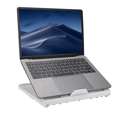 Imagem de Generic Suporte para Laptop Portátil, Liga de Alumínio, Suporte de Elevação Dobrável para Notebook/tablet de 12-17", Painel Antiderrapante, para Estudantes/profissionais, Plástico + Liga de Alumínio