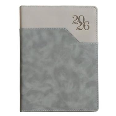 Imagem de Agenda 2026 Executiva - Planejamento Completo e Elegante Adequado para trabalho e estudo(LF119-044 cinza claro/escuro)