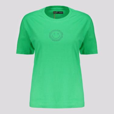 Imagem de Camiseta Coca Cola Comfort Label Minimal Feminina Verde-Feminino