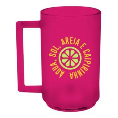 Imagem de Caneco Classic 320ml Jateado Power Solar – Vidro Fosco, Design Moderno para Drinks e Cervejas