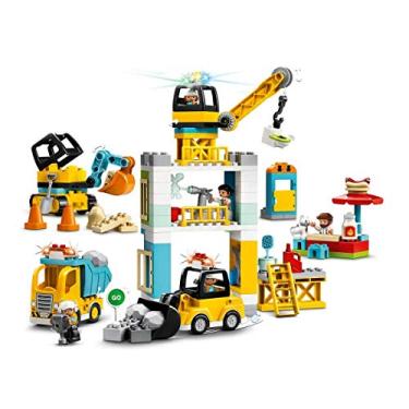Imagem de LEGO 10933 Duplo Town Crane and Construction Machinery